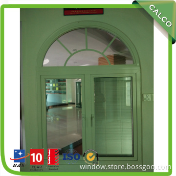 Aluminum Casement Window Panel Frame With Internal Blinds